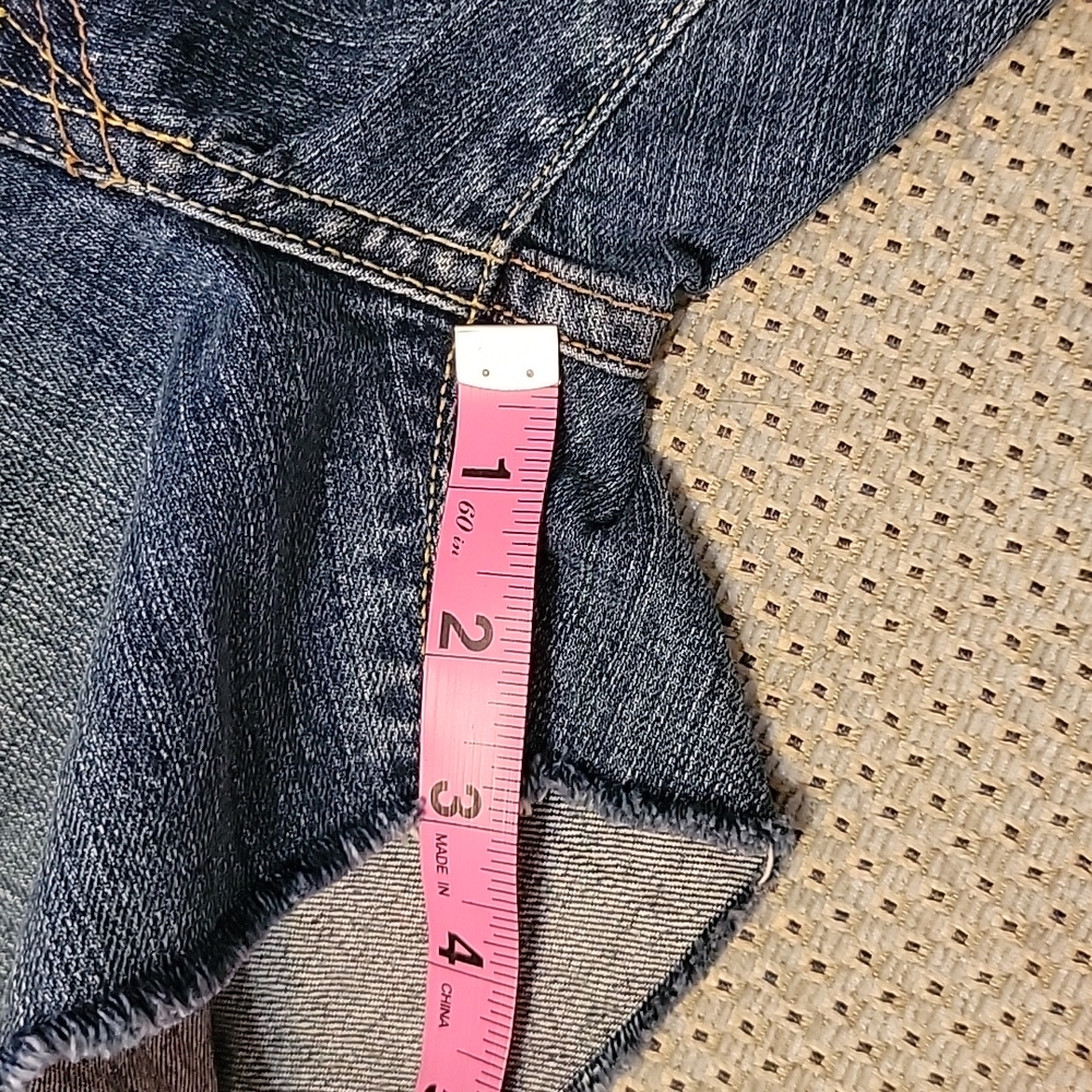EUC Y2K LUCKY Brand Cut-off Jean Shorts  Size:4/27 - Picture 13 of 13